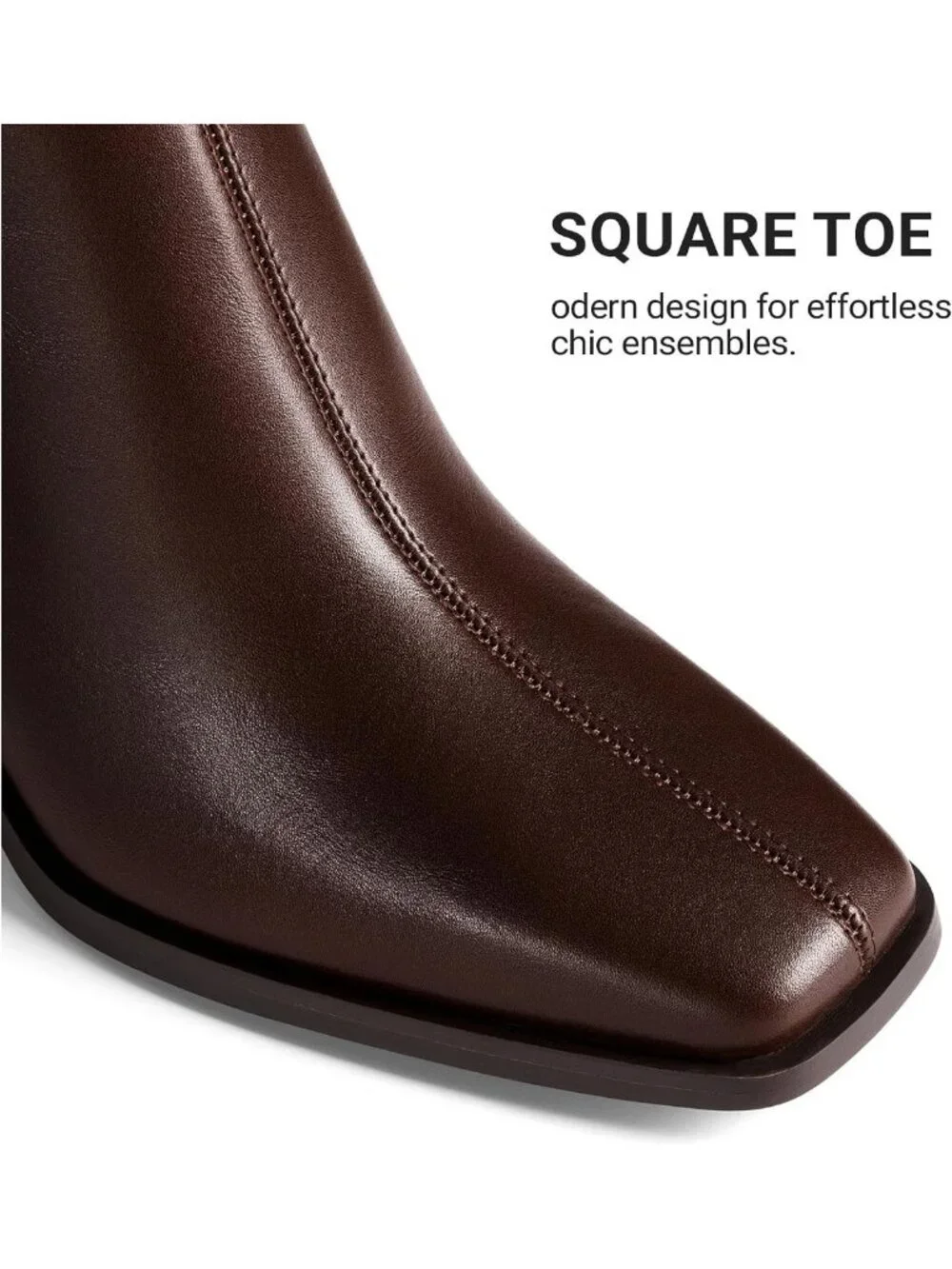 Chic Women's Square Toe Ankle Boots - Stylish, Comfortable, Versatile Footwear